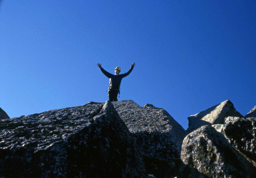 Bob on summit of Mt Stuart