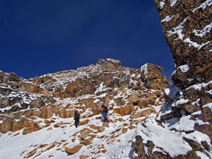 PJ and Tom near summit of Hardy